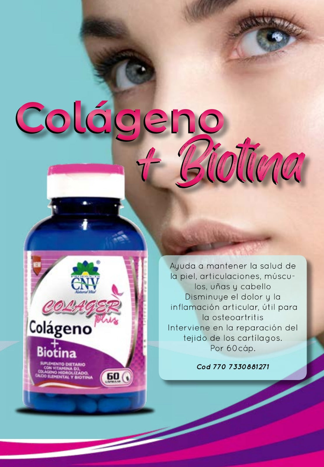 COLAGENO + BIOTINA