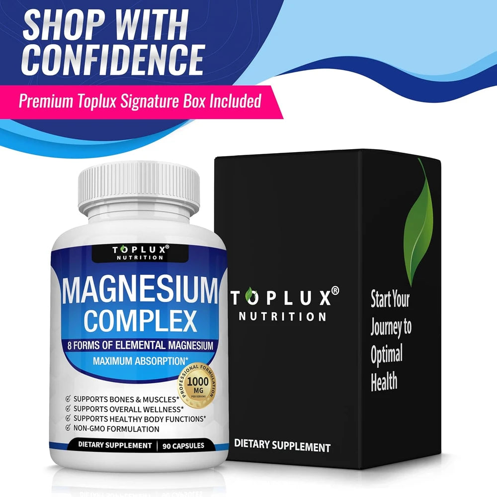 Complejo de Magnesio Multifuente para Descanso y Musculos