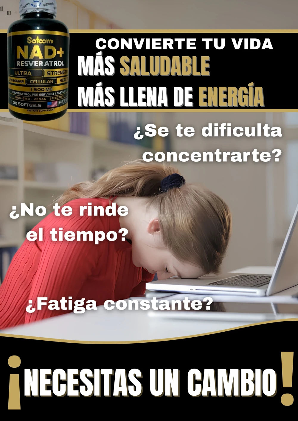 NAD+Resveratrol satoomi x100softgels