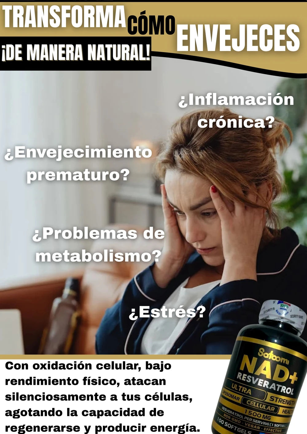 NAD+Resveratrol satoomi x100softgels