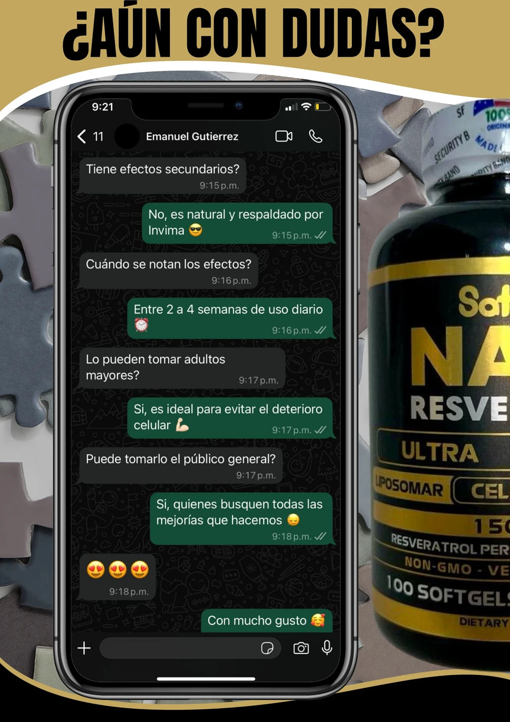NAD+Resveratrol satoomi x100softgels