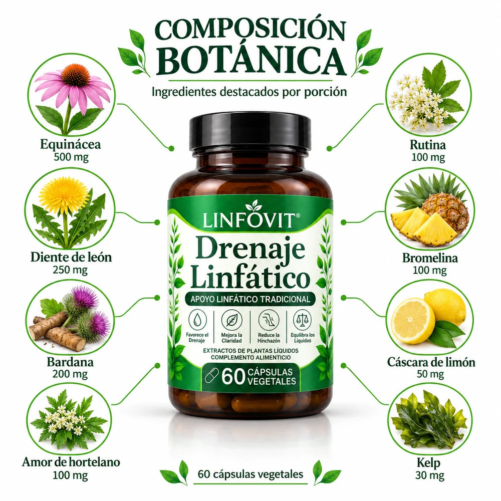 Linfovit Drenaje Linfático 60capsulas