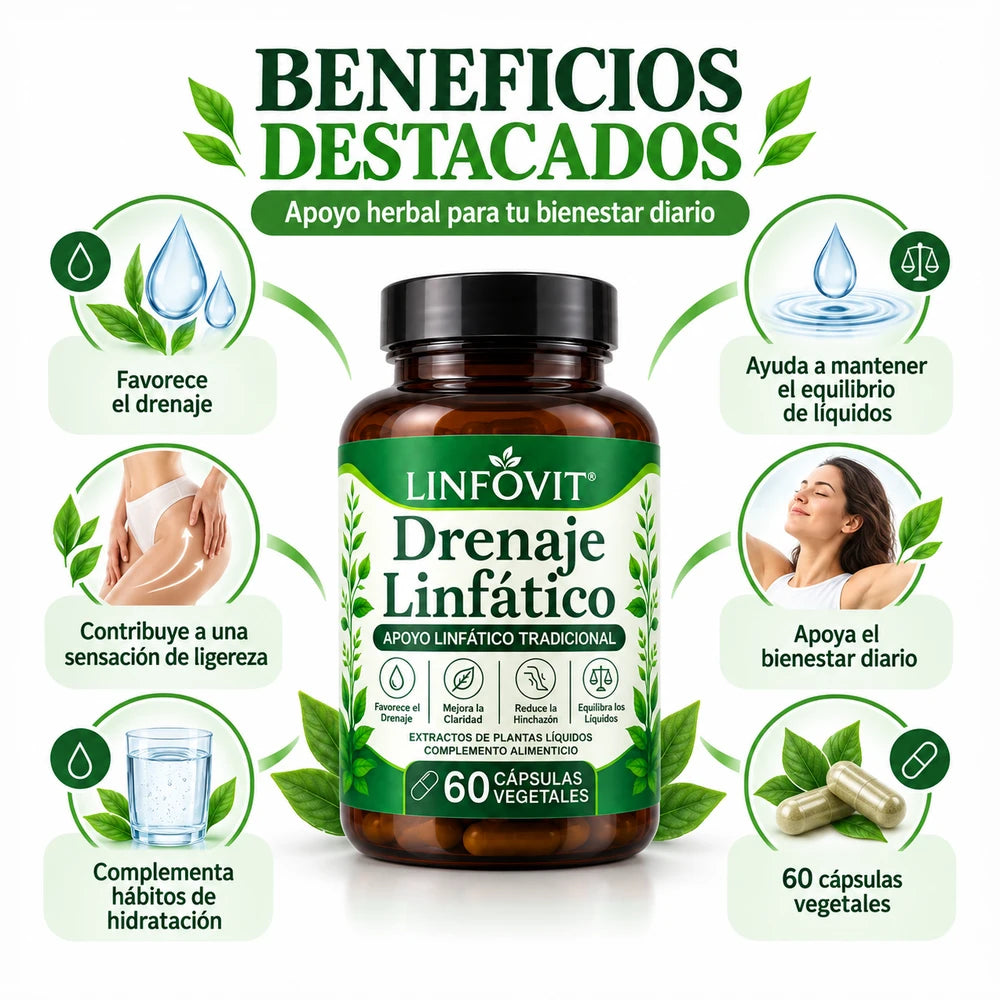 Linfovit Drenaje Linfático 60capsulas