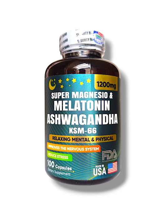 SUPER MAGNESIO & MELATONIN ASHWAGANDHA