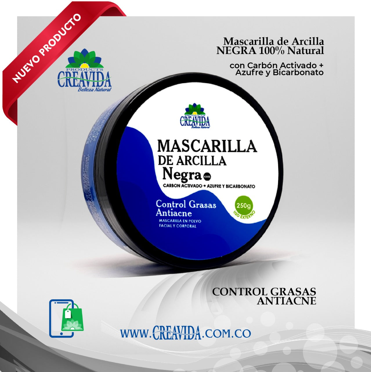 Macarilla negra - CONTROL GRASA ANTIACNE